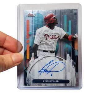 2025 Topps Finest Ryan Howard Phillies FA-RH0 Auto Hard Case